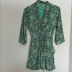 Green Patterned Tunic